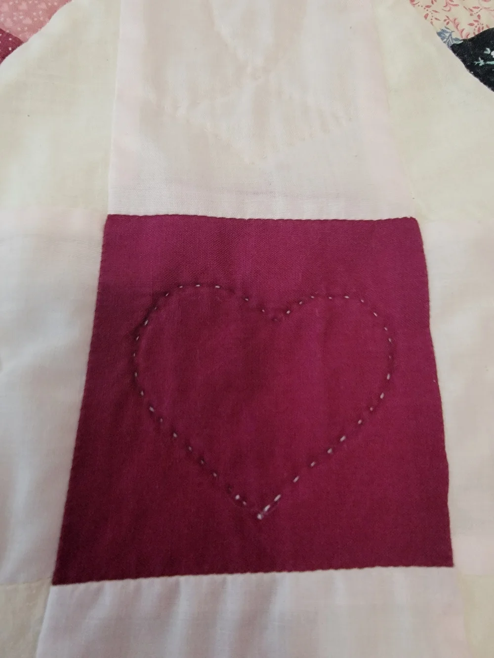 Vintage Patchwork Quilt Hand Quilted 77